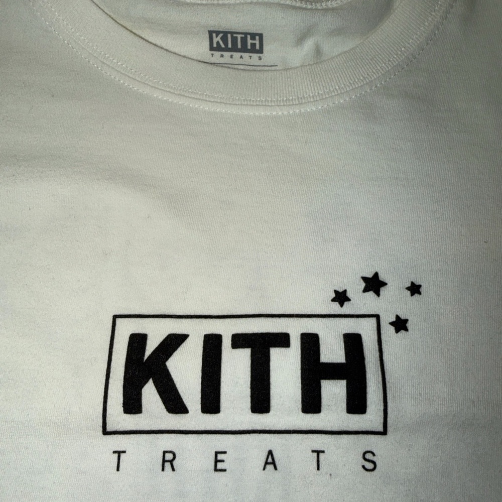 Kith Treats White Tee with Black Logo - Picture 1 of 6